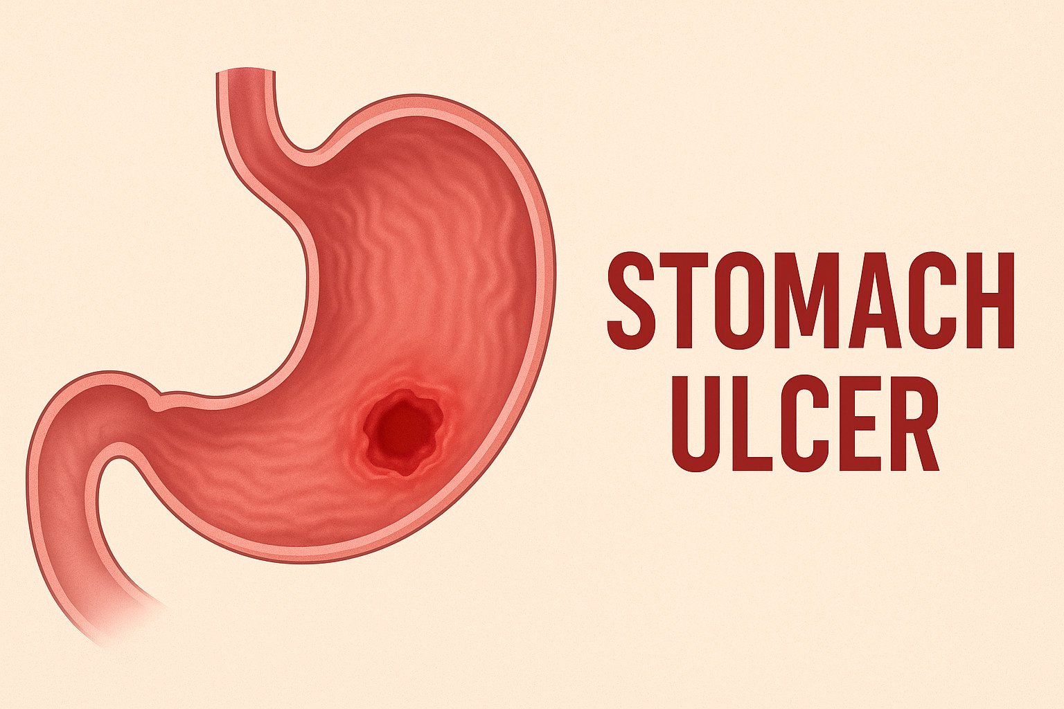 أعراض قرحة المعدة