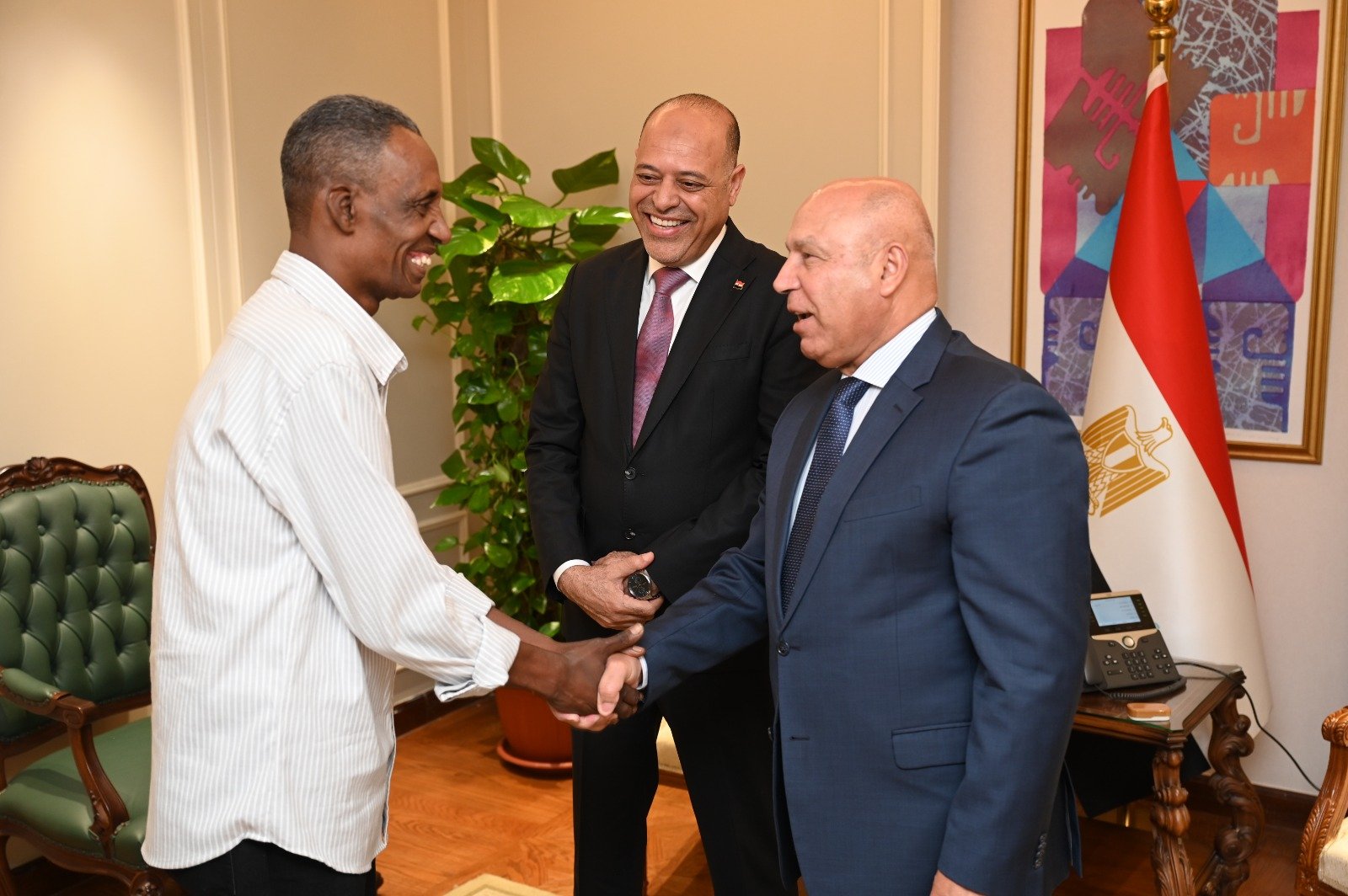 جانب من تكريم عامل المزلقان