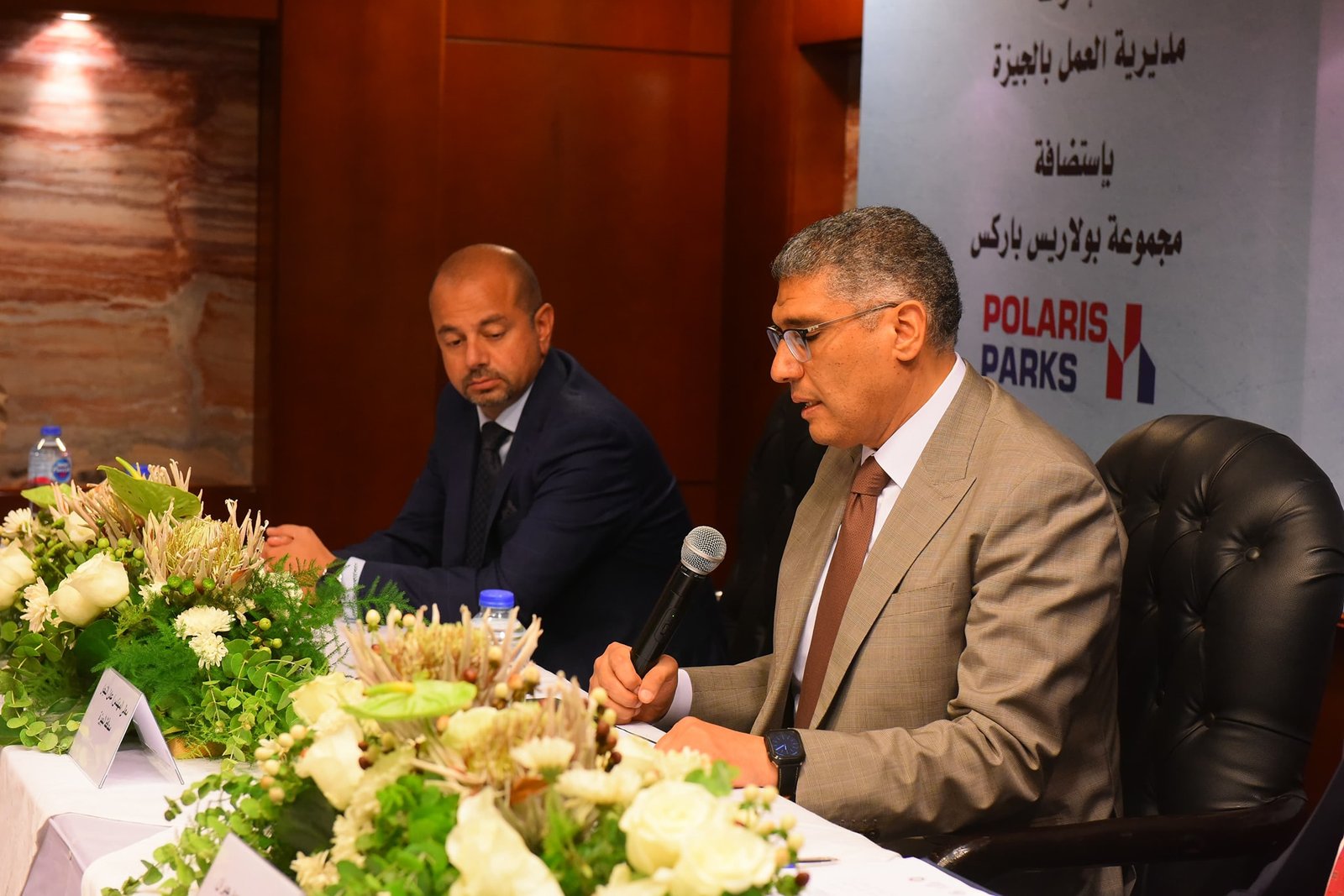المهندس عادل النجار محافظ الجيزة يلقي كلمته