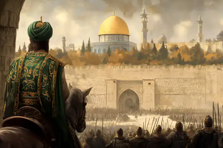 وزير صلاح الدين فتح القدس بقلمه