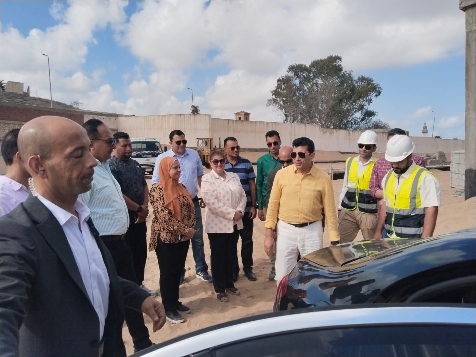 وزير الشباب والرياضة يتابع أعمال تطوير مشروع "أرض المنتدى" بالإسكندرية