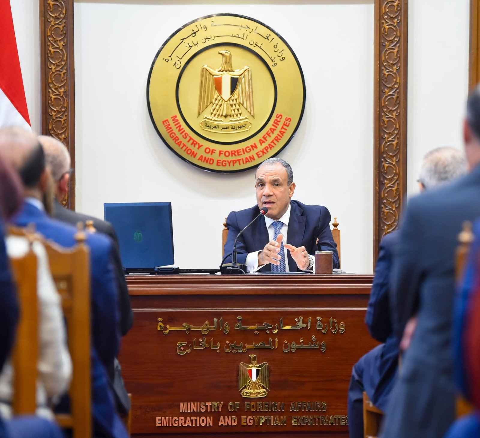 وزير الخارجية والهجرة وشئون المصريين بالخارج 